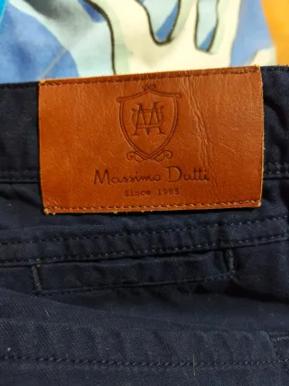 Pantalón Massimo Dutti Azul