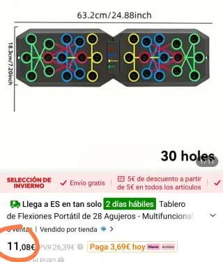 Tablero Flexiones Multifuncional NUEVO
