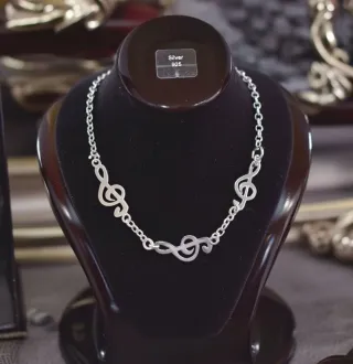 Pulsera Plata 925 Notas Musicales Sinfonía