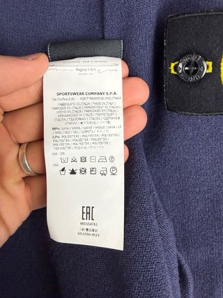Maglione blu Stone Island