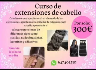 Curso de extensiones de cabello
