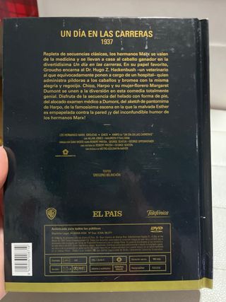 DVD + Libro Los Hnos Marx Un Día en Carreras N 23