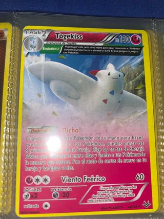Carta Pokémon Togekiss 46/108 XY Español