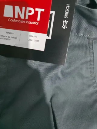 Pantalones de trabajo grises