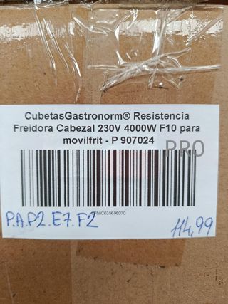 Calefactor para freidora MOVILFRIT