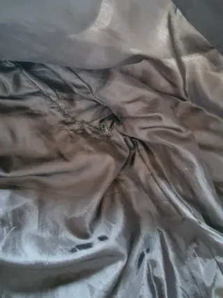 Cazadora acolchada mujer blanca y negra