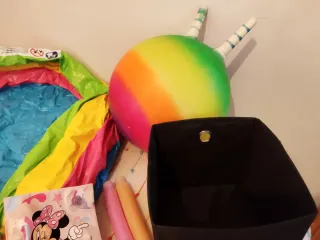 Lote Juguetes Varios: Piscina, Pelota, Gafas