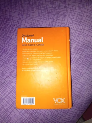 Diccionari Manual Grec clàssic-Català