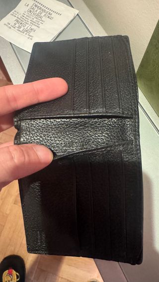 Monedero Gucci Animalier Cuero Negro