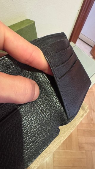 Monedero Gucci Animalier Cuero Negro