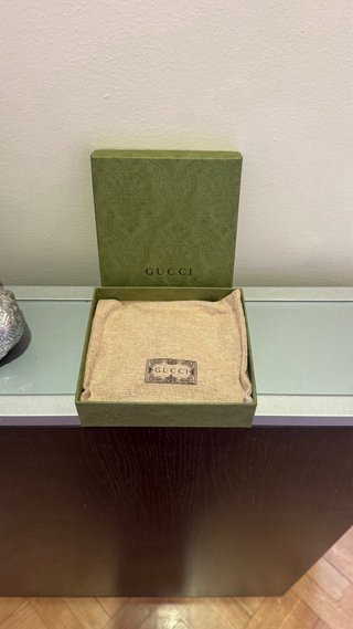 Monedero Gucci Animalier Cuero Negro