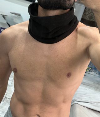 Braga de cuello negra