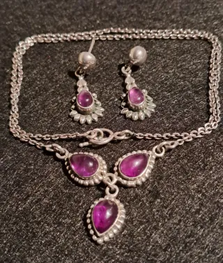 Conjunto Plata y Amstista