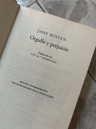 Orgullo y prejuicio (Edicion conmemorativa) / P...