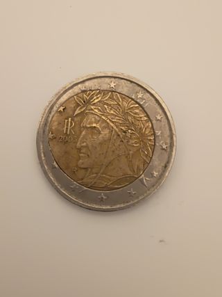Moneda 2€ Dante Alighieri - Errores