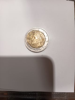 Moneda 2€ Dante Alighieri - Errores