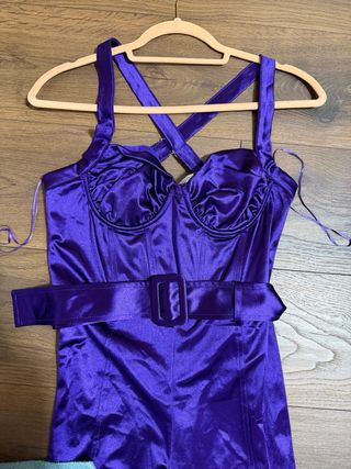 Mono morado Bershka talla L