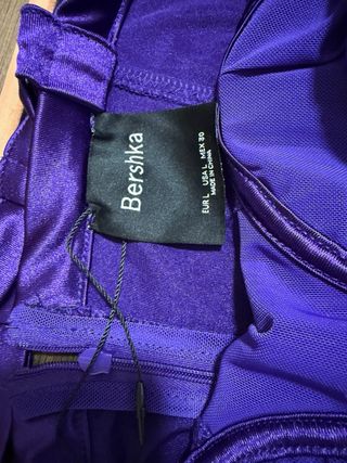 Mono morado Bershka talla L