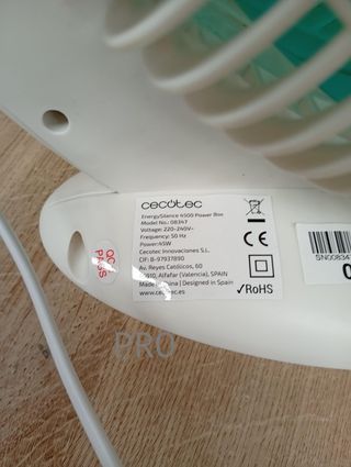 Ventilador de suelo - EnergySilence 4500 Power Box - Cecotec