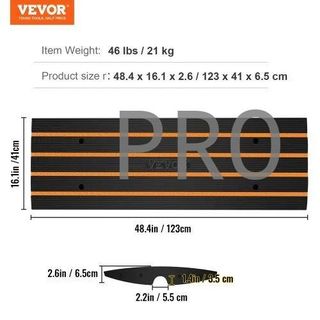 Rampa - 122 x 40,5 x 6,5 cm - VEVOR