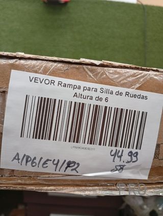 Rampa - 122 x 40,5 x 6,5 cm - VEVOR