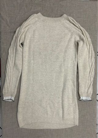 Maglione intrecciato beige Donna Naf Naf