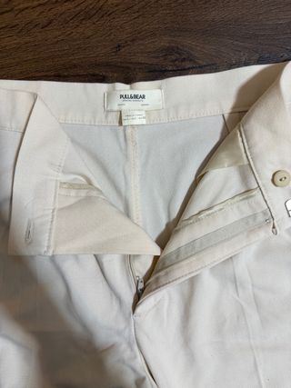 Pantalón de pinza beige
