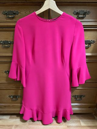 Vestido fiesta rosa fucsia