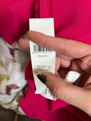 Vestido fiesta rosa fucsia