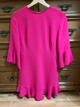 Vestido fiesta rosa fucsia