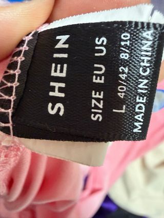 Vestido rosa Shein Talla L