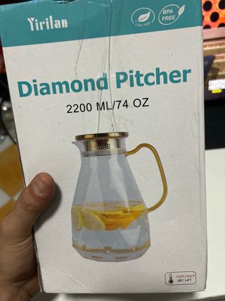 Jarra de cristal Miudeco 2.2L