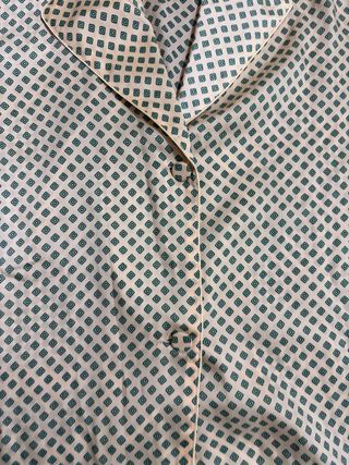 Camisa Zara Estampada Rombos Talla L