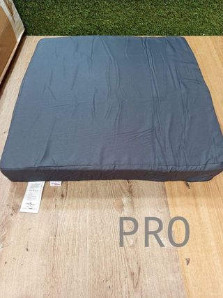 vidaXL Cuscini per pallet 2 unità in tessuto grigio