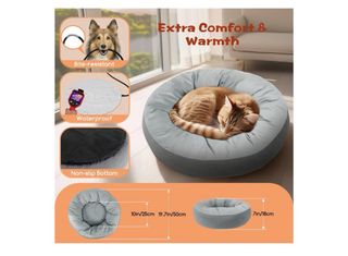 Cama Eléctrica Nobleza Gatos/Perros 50x50