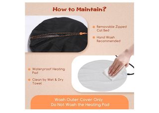 Cama Eléctrica Nobleza Gatos/Perros 50x50