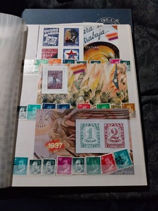 Lote 4 sellos España variados