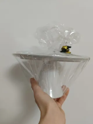 Alzatina verde in porcellana Thun