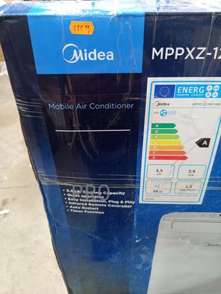 MIDEA Pingüino Aire Acondicionado Portátil 3 en 1 | 3000 Frigorías