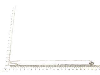 collar plata 925mm con piedra con circonita 19 5cm