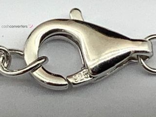 collar plata 925mm con piedra con circonita 19 5cm