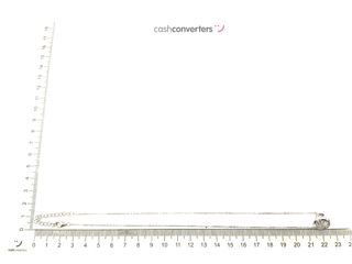 collar plata 925mm con piedra con circonita 19 5cm