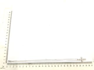 cadena plata 925mm con piedra con circonita 19 2.5cm