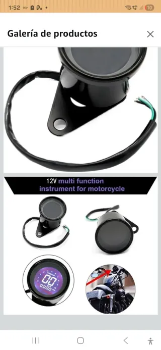 Cuentakilómetros digital