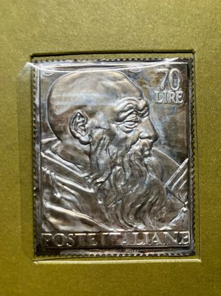 Francobolli Argento Serie Michelangiolesca