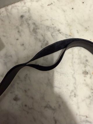 Cintura Armani Exchange AX Fibbia Grigia