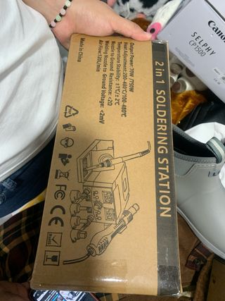 Estación Soldadura 2 en 1 70W/750W