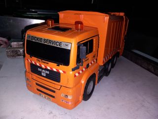 Camión de basura Dickie MAN City Cleaner