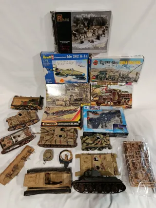 Gran Lote Maquetas Militares