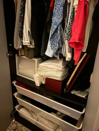 Armario ropero Ikea equipada